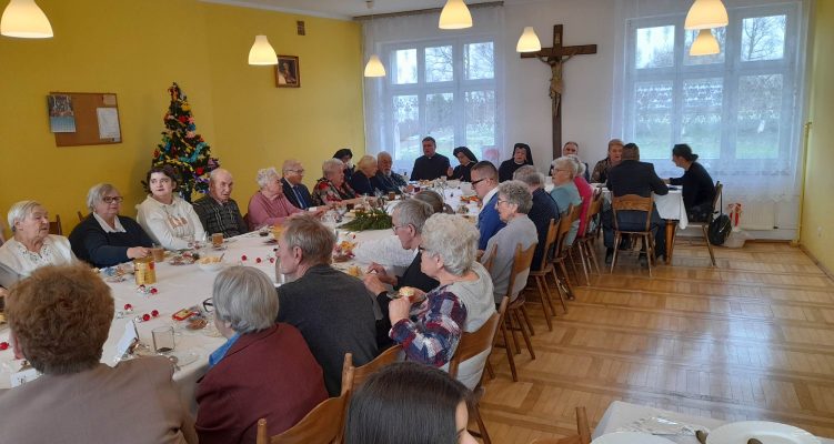 Spotkanie opłatkowe w Dziennym Domu Pobytu w Jabłonowie Zamku