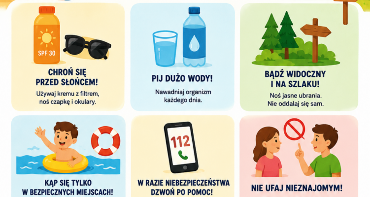 Bezpieczne wakacje