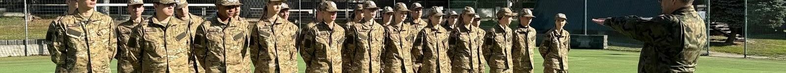 Biwak klas mundurowych rozpoczęty