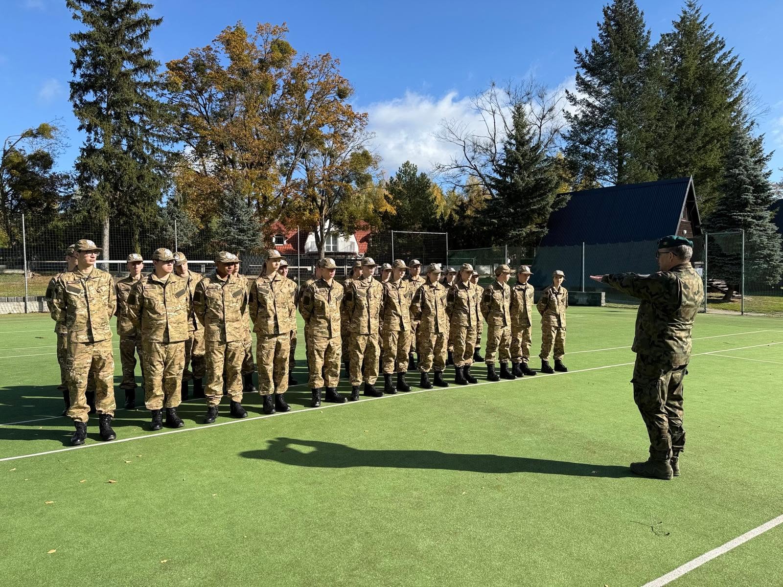 Biwak klas mundurowych w Liceum w Jabłonowie